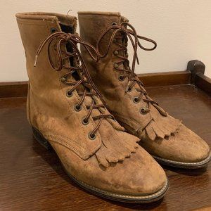 LAREDO LACE-UP ROPER BOOTS - Size 8.5